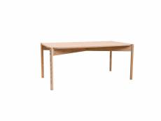 Table basse salon rectangle scandinave salon en bois de pin beige 90x45x48cm