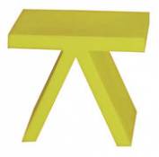 Table d'appoint Toy - Slide jaune en plastique