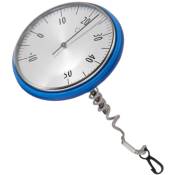 Thermomètre de Piscine Analogique, Adapté aux Piscines et aux étangs, Inoxydable, Lecture Confortable, avec Corde de Fixation, Bleu - blue - Csparkv