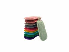 Venteo - clever sponge - lot de 10 éponges nettoie-tout - multicouleur