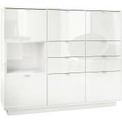 Vladon - Buffet haut Metro V2 Cabinet Commode Blanc