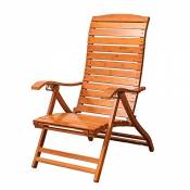 ZR- Bamboo Lounge Chaise Chaise Portable Pliante en