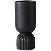 Boltze Gruppe - Vase noire en céramique gino, 23 cm