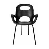 Chaise design en polypropylène noire Oh Chair - Umbra