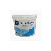 Chlore Choc Piscine - Action Rapide - Pastilles Spécial Eau Verte - Seau 5kg - Gamme Traitement Et Accessoires Piscine EDG Access - blanc
