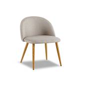 Designetsamaison - Chaise scandinave beige - Rossi