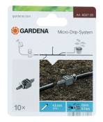 Gardena - Raccord Micro-Drip-System Noir/Argent 35