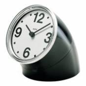 Horloge à poser Cronotime - Alessi noir en plastique