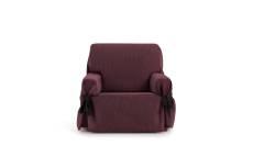 Housse de fauteuil avec des rubans Bordeaux 80 - 120