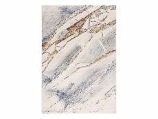Mona - tapis à poils courts crème et pastel 120x170cm