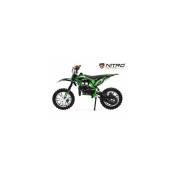 Nitro Motors - 1110312-V Panther 49cc 10/10 arranque facil : color - Verde