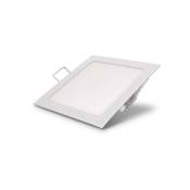 Optonica - Downlight led 6W carré 120mmx120mm - Blanc