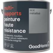 Peinture haute résistance multi-supports GoodHome argent Bel Air métallisé 2L