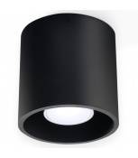 Plafonnier ORBIS aluminium noir 1 ampoule