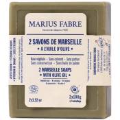 Savons de Marseille à L'huile D'olive 2x100g - MARIUS