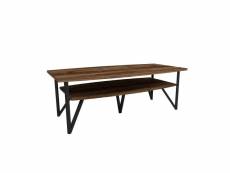 Table basse shahi 60x120cm bois foncé
