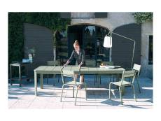 Table de jardin extensible en métal rectangulaire Oléron Romarin - 6/12 places - Fermob