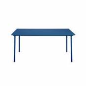 Table rectangulaire Patio / Inox - 160 x 100 cm - Tolix bleu en métal