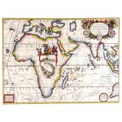 Tableau cartographie ancienne carte No.18 80x100cm