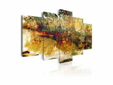 Tableau - jardin: abstraction-100x50 A1-N2306