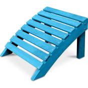 Tabouret en bois pour chaise de jardin - Alana Turquoise
