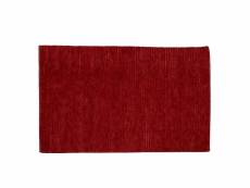 Tapis laine de nouvelle-zélande rouge 170 x 120 cm bori