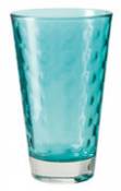Verre long drink Optic / H 13 x Ø 8 cm - 30 cl - Leonardo bleu en verre