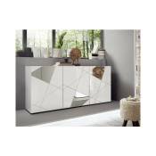 Azura Home Design - Buffet vittoria blanc laqué 181 cm