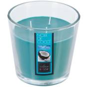 Bougie parfumée noix de coco 500g Atmosphera créateur d'intérieur - Turquoise