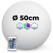 Boule Lumineuse LED Multicolore 50CM Sans Fil Fabriqué en Polyéthylène épais