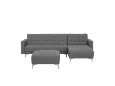 Canapé d'angle design - canapé en tissu gris foncé - cloud (d) 98720