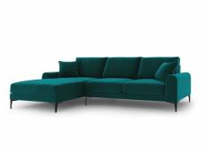 Canapé d'angle gauche "larnite", 5 places, turquoise, velours MIC_LC_51_B2_LARNITE6