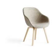 Chaise en tissu bolgheri lgg60 avec structure en bois