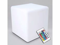 Cube led polyéthylène blanc
