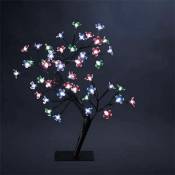 Décoration Lumineuse arbre Prunus 45cm Multicolore - Paris Prix