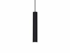 Ideal lux tube - luminaire suspendu mince à 1 ampoule del, noir