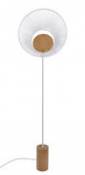 Lampadaire Oyster / H 145 cm - Base chêne - Forestier