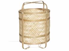 Lampe bambou frida h42 cm beige - atmosphera