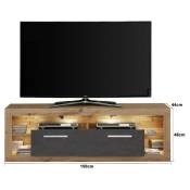 Meuble tv cadiz 150 ou 200 cm couleurs au choix - Couleur: