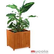 Mucola - 50cm pot de fleurs carré planter auge jardinière