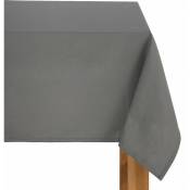 Nappe grise carrée coton 145x145 - Lumio 3408 - Gris