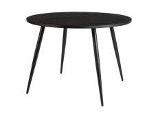 Nesthaus table de salle à manger ø 110 cm sanne noir