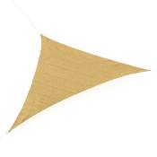 Outsunny Voile d’ombrage triangulaire 5 x 5 x 5 m