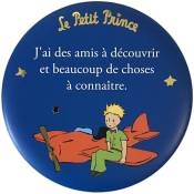 Petit Prince - Magnet rond le et l'avion 5,5 cm
