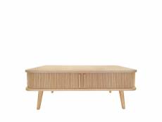 Rove - table basse en bois - couleur - bois clair