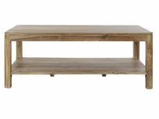 Table basse en bois de sheesham coloris naturel - longueur 115 x profondeur 60 x hauteur 45 cm