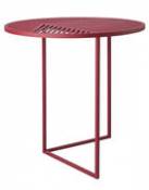 Table basse Iso-A / Ø 47 x H 45 cm - Petite Friture rouge en métal