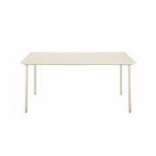 Table rectangulaire Patio / Inox - 160 x 100 cm - Tolix blanc en métal