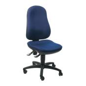 Topstar - Chaise de bureau pivotante avec contact permanent bleu royal 420-550 mm sans accoudoirs capacité charge 110 kg