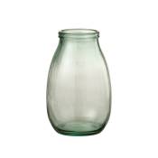 Vase haut verre transparent H27cm